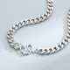 Cuban Link Chain Solid Sterling Silver Cuban Chain Necklace for Men Women Unisex